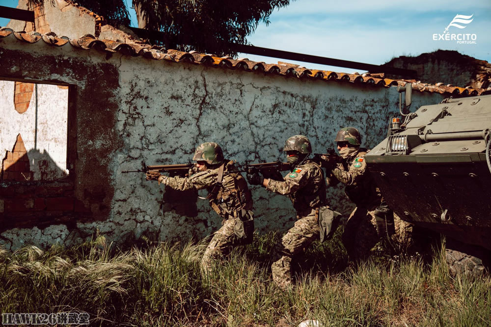 葡萄牙陆军精锐部队实战演习快速反击武装袭击将前往中非维和