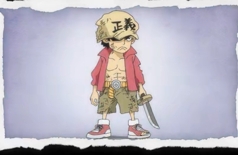 身为剑士的赤犬因鹰眼红发放弃了剑豪梦依赖果实的黄猿学剑士开发天丛