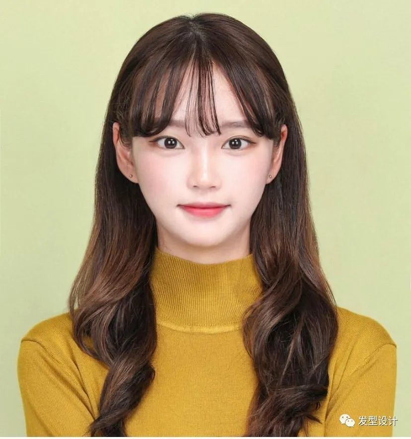 拍证件照女生发型_发型图片