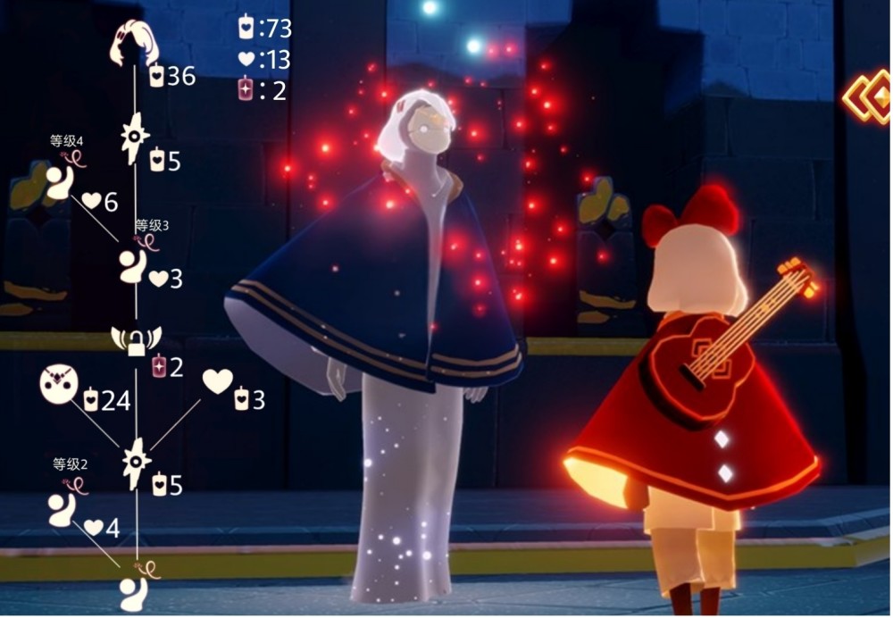 光遇花手先祖复刻了毕业需73根蜡烛附带先祖路线图