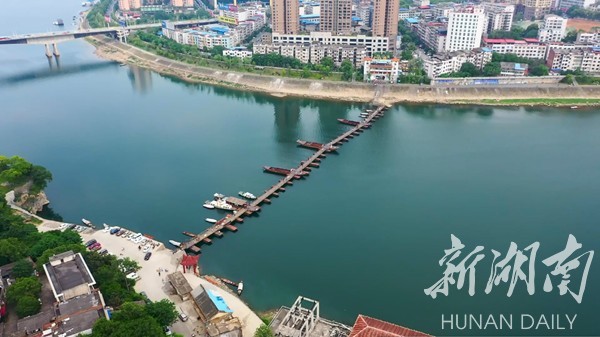 县区|冷水滩:改造升级舟桥 市民将享24小时安全通行便利