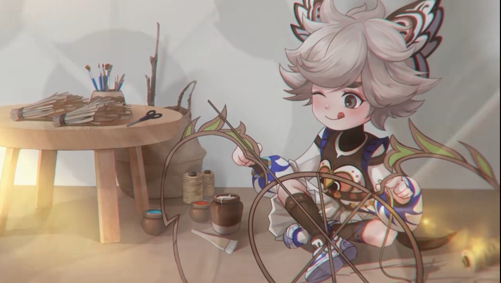 李元芳飞鸢探春曝光,化身银发"少女"?