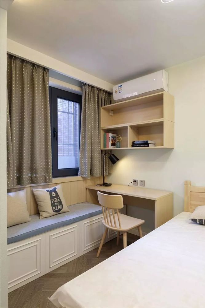 卧室里的小飘窗,颜值高又能收纳,有谁不喜欢它?