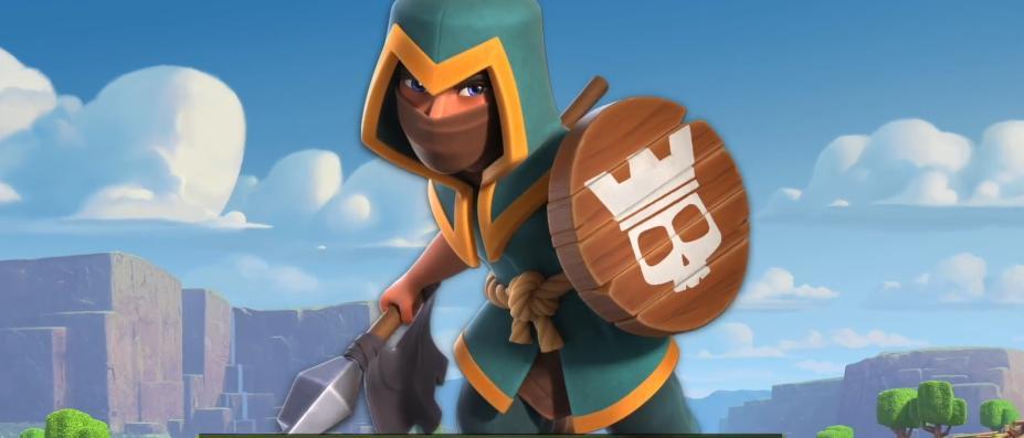 部落冲突飞盾战神新皮肤曝光比之前好看多了刺客风十足