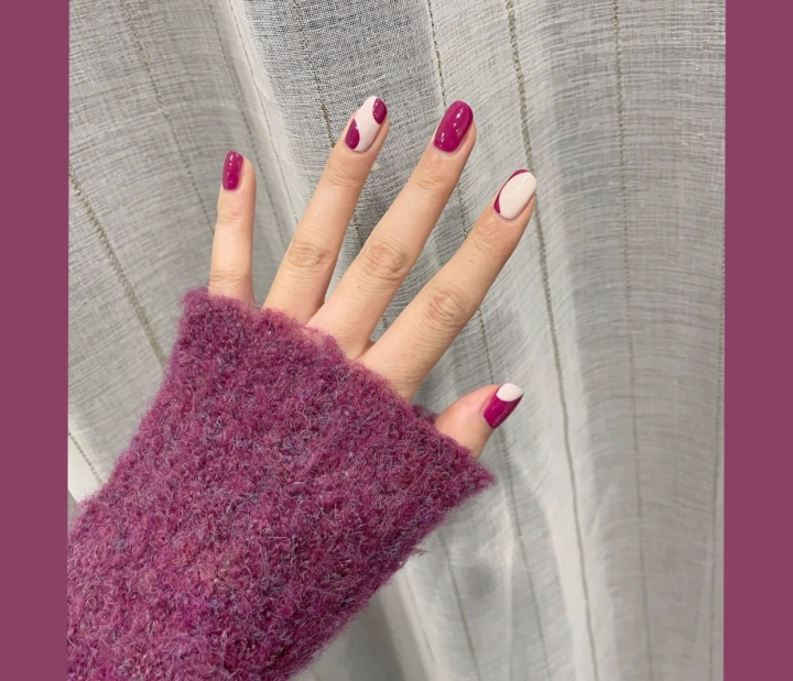 超显手白的梅子色美甲,黄黑皮友好,姐妹们快来冲一波!_腾讯新闻