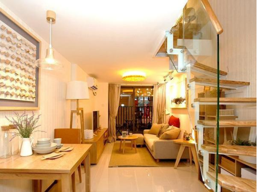 用颜值说话赚足了眼球,极简loft小公寓装修效果图_腾讯新闻