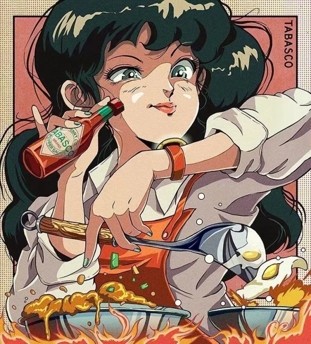 佳作赏析韩国插画师amusement016767的怀旧风格插画艺术