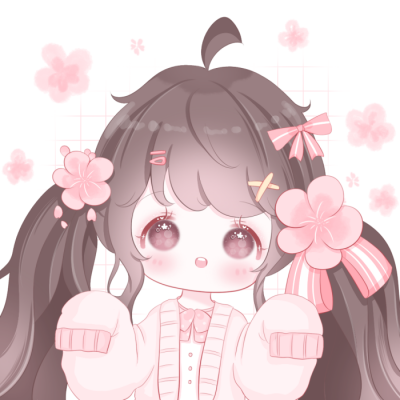 动漫软妹头像卡通q版可爱女头