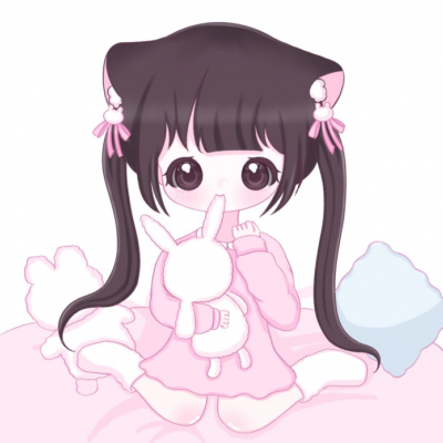 动漫软妹头像卡通q版可爱女头