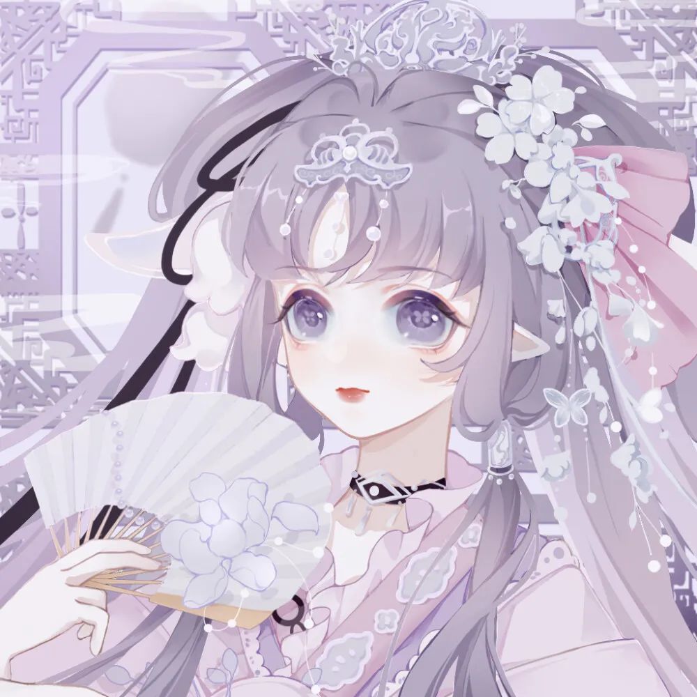 微信头像可爱风动漫二次元闺蜜头像遇见你是最美丽的意外