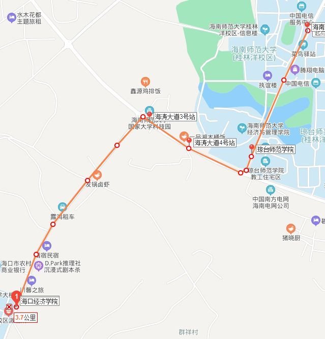 周知4月1日起海口新开通k8路213路220路3条公交线路