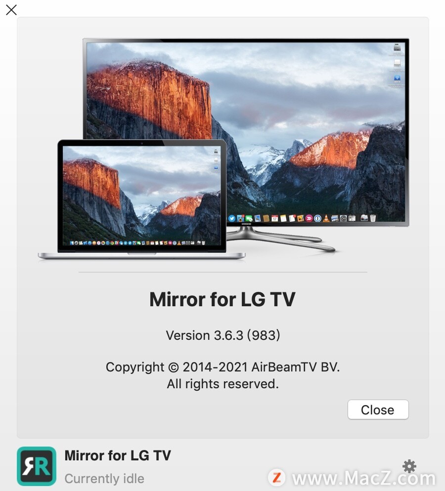 mirror for lg tv for mac(lg智能電視投屏軟件)v3.6.3免激活版