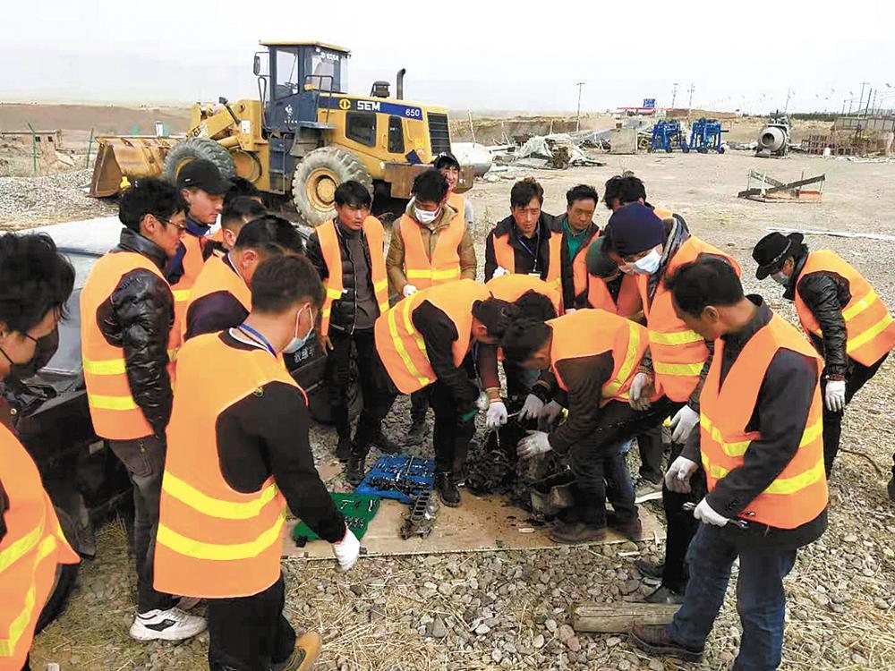 兴海县龙藏乡开展技能培训