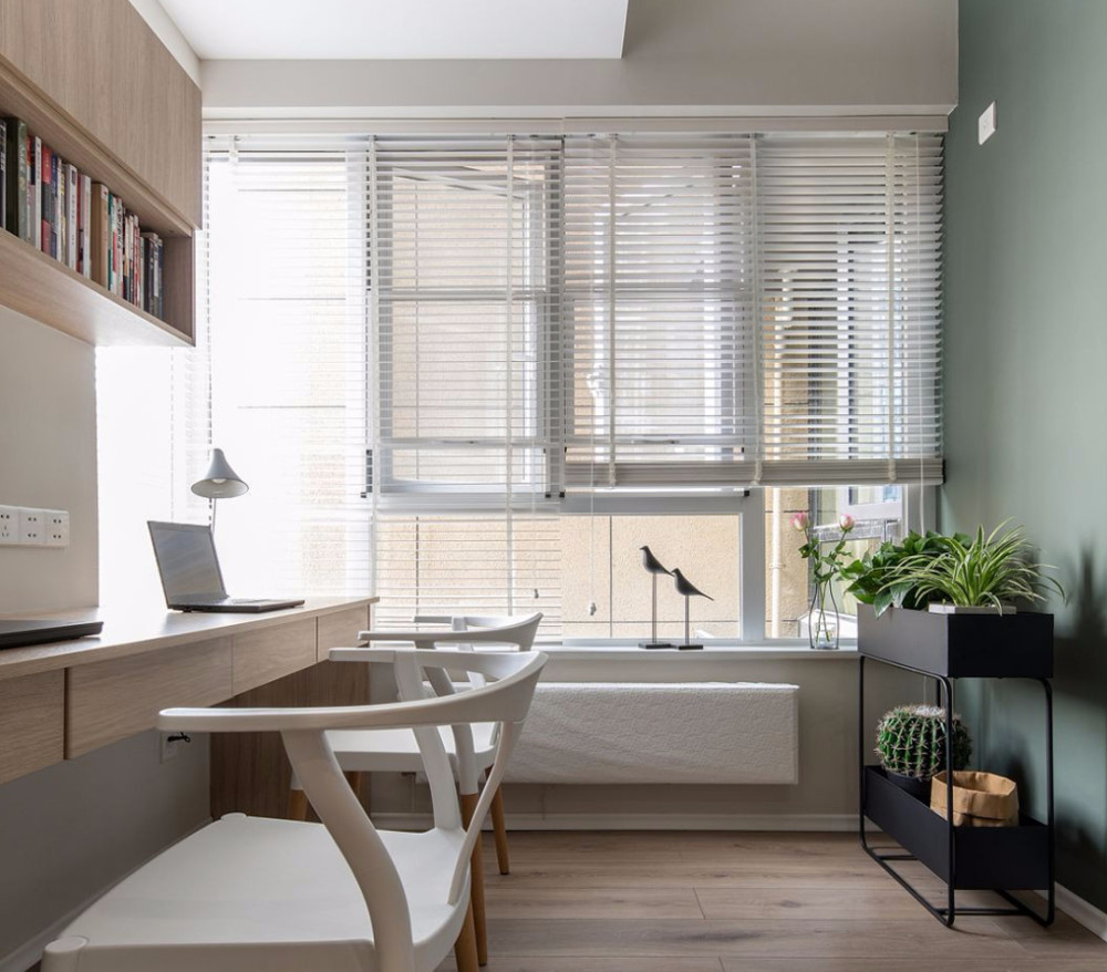 石家庄鎏白装饰96㎡现代简约温馨实用