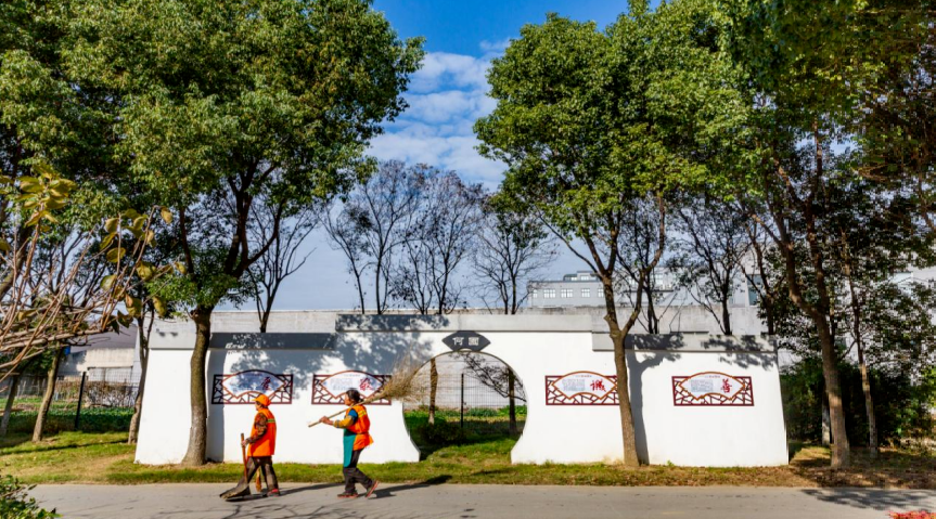 去年1月,江陰市璜土鎮璜土村,江陰市青陽鎮建義村獲評無錫市首批農村