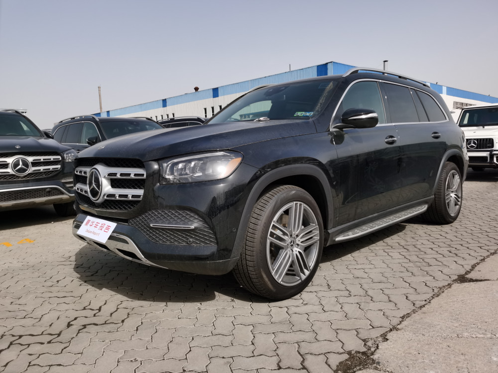 港口实拍奔驰gls,平行进口3.0t蓄势待发,比中规2.5t便宜20万?