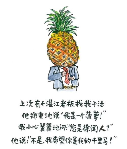 漫画家小林笔下的菠萝的海