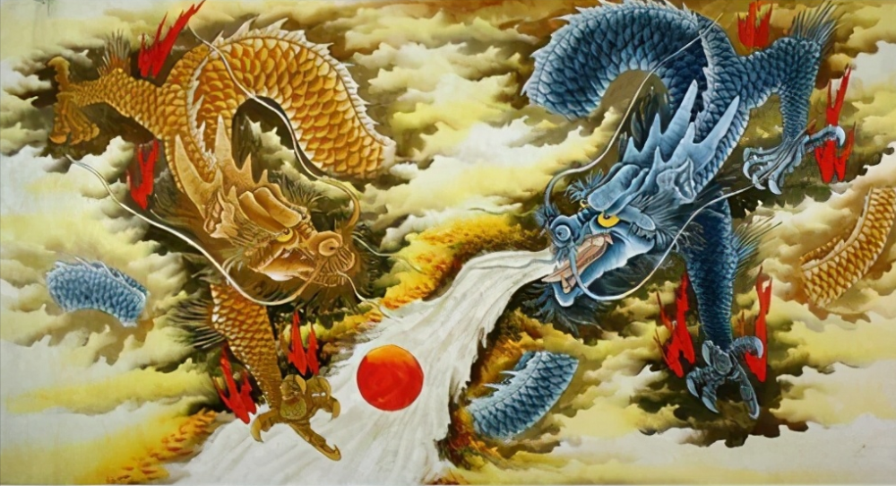 神婴诞生天降祥瑞玉帝降令漆水河改道双龙游走嬉戏于门前