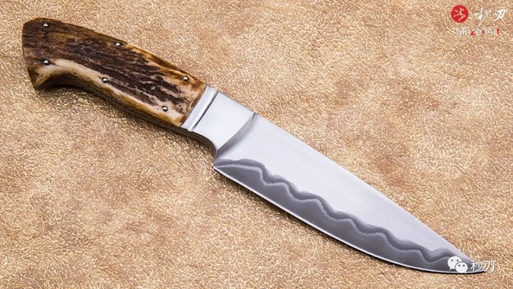 夹钢烧刃猎刀户外爱好者的随身尤物