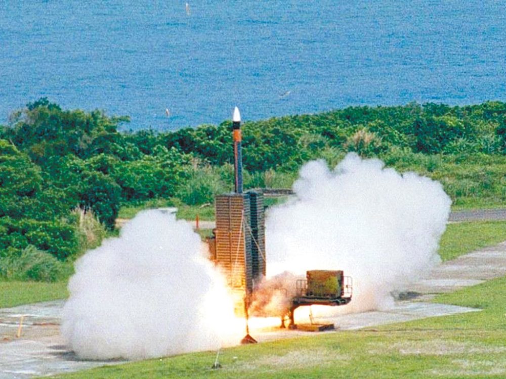 台军天弓三型防空导弹量产23枚提前达标