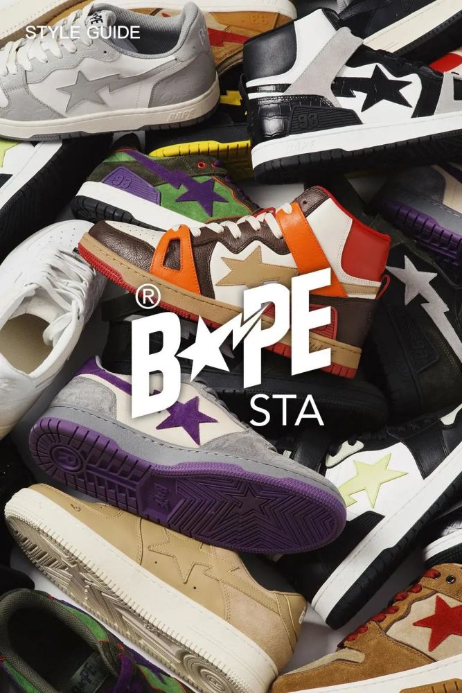 猿人图案 迷彩 logo!bapesta三款新配色即将来袭!