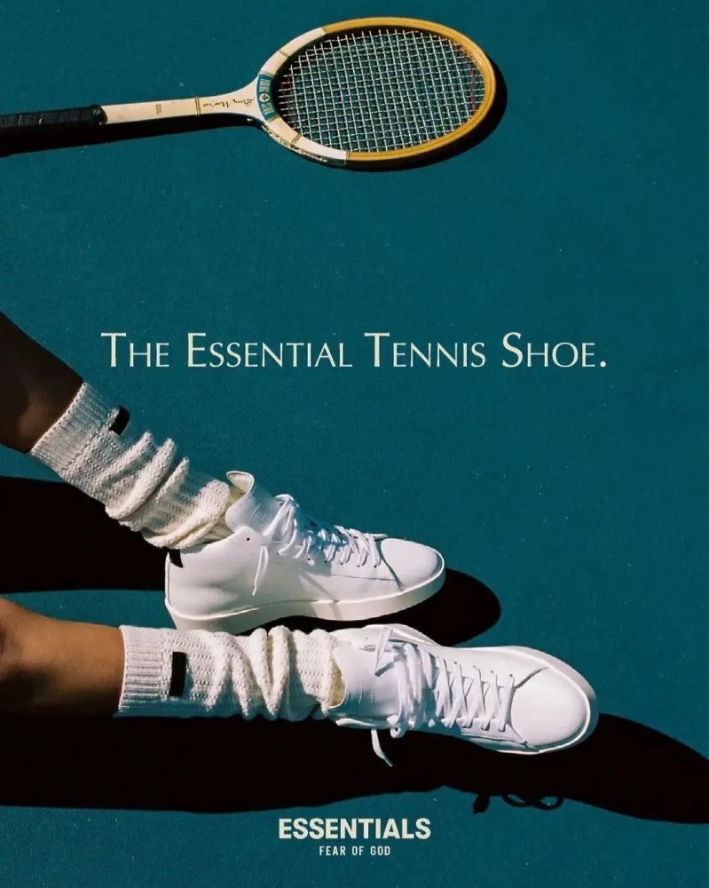 全员essentials推出全新网球鞋套装齐活了