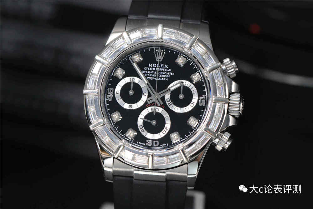 大c论表劳力士迪通拿的改装不只是镶钻那么简单