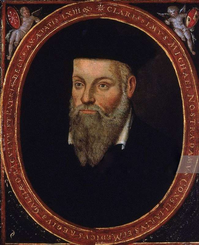 在他1555年出版的《预言》一书中,这位法国占卜师写了一首四行诗,许多