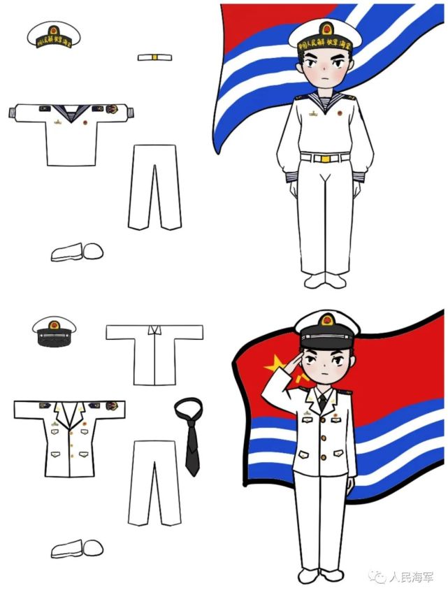 新兵入营海军军装怎么穿这份tips请收好