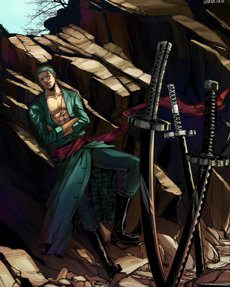 致我最喜欢的动漫角色"索隆"