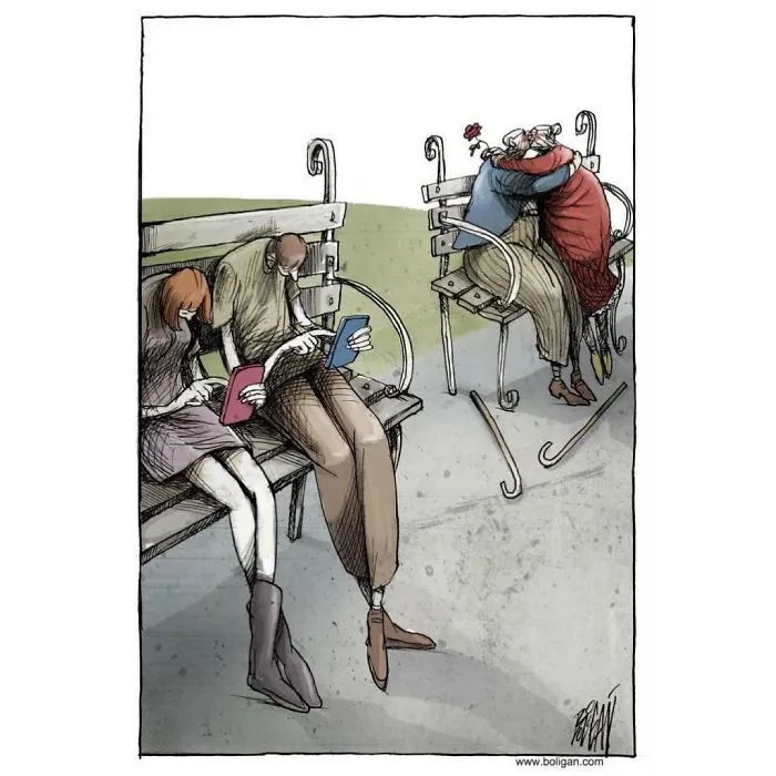 12幅讽刺的插画指出现代人的问题刺痛每一个人的心