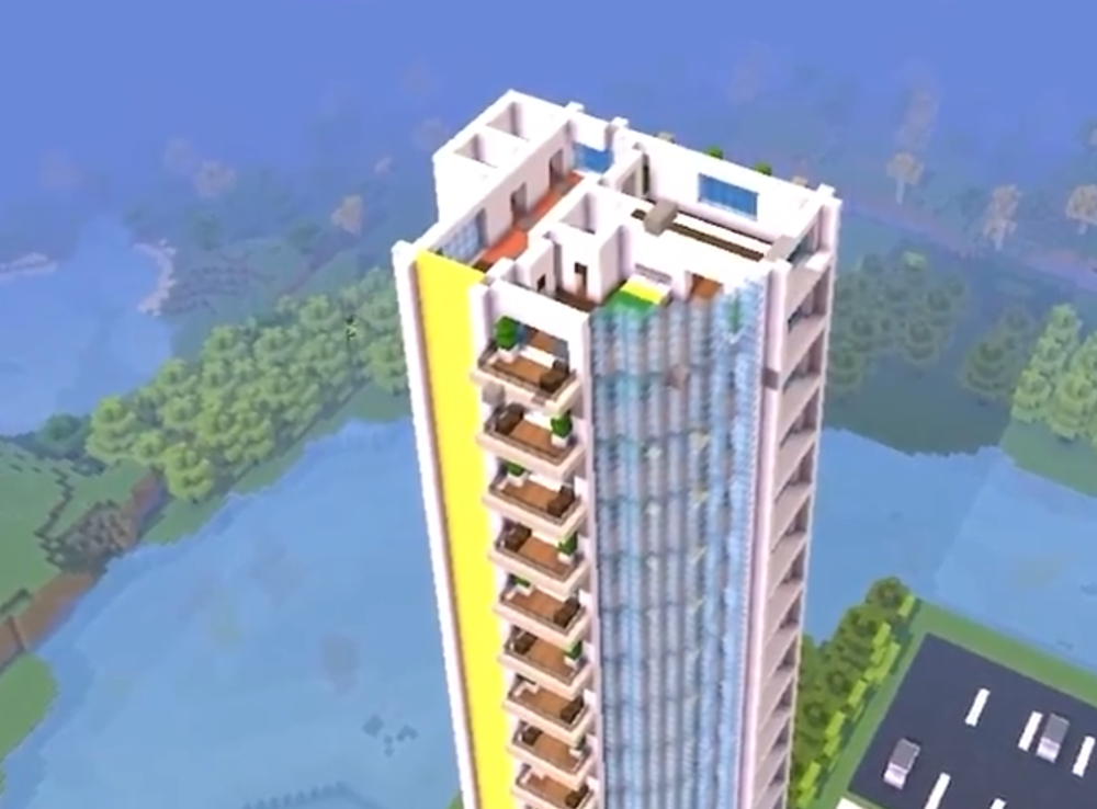 迷你世界:如何搭建高层公寓?掌握搭建方法,新手也能做出来!