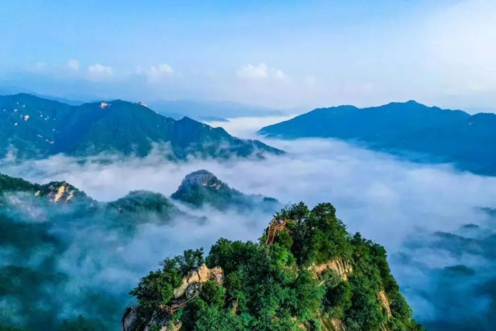 原来河南有如此美艳的仙山,水秀山明,步步皆景,太惊艳了!