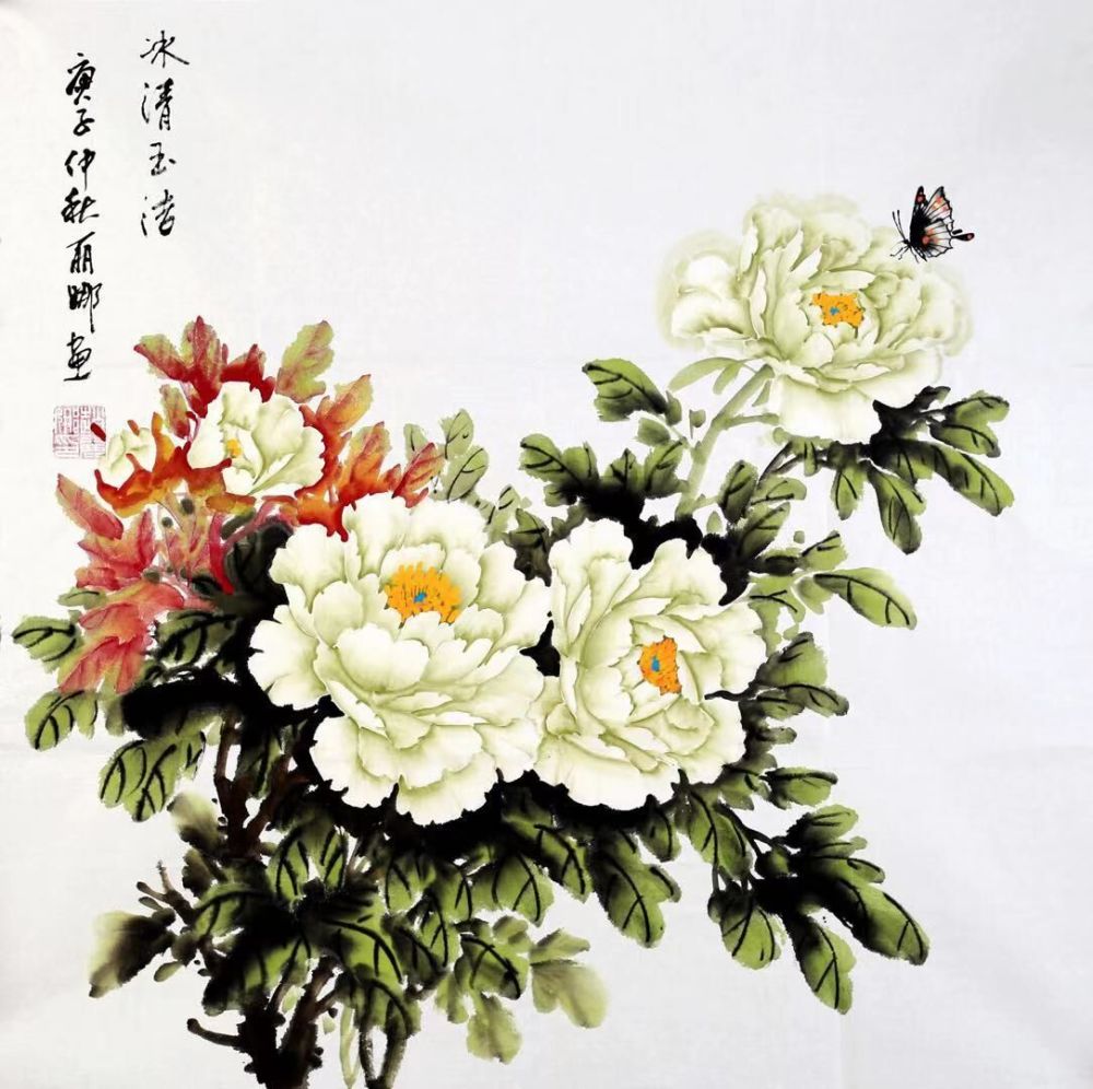 著名牡丹画家赵丽娜艺术作品欣赏