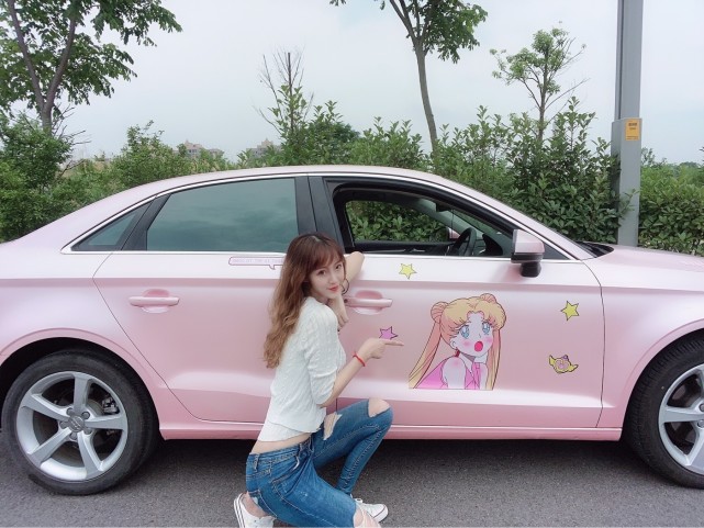 潮酷派对开启小姐姐携少女粉奥迪a3来袭