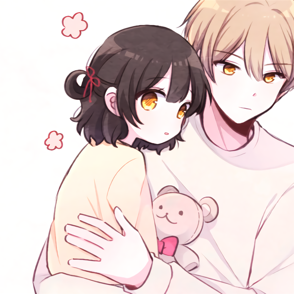 干净治愈cp情头往心里装一片花海和大海再多装一些少女心和爱