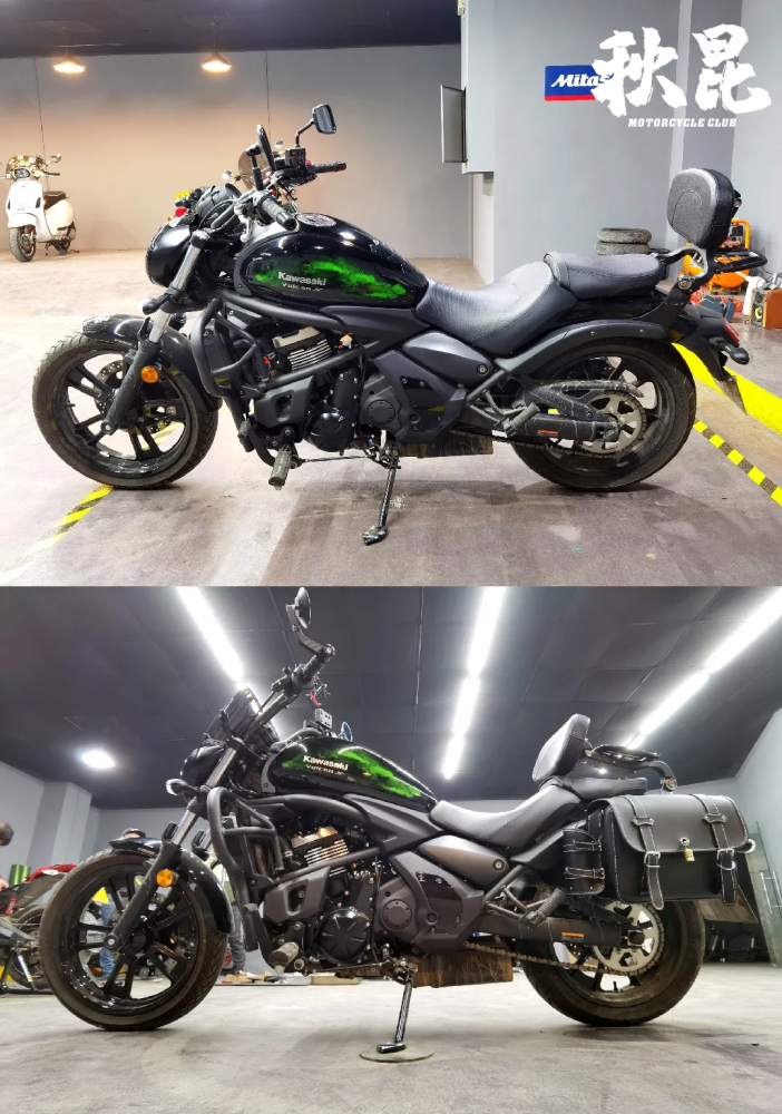 川崎小火神升级后的样子更帅了!(西安汽车改装)