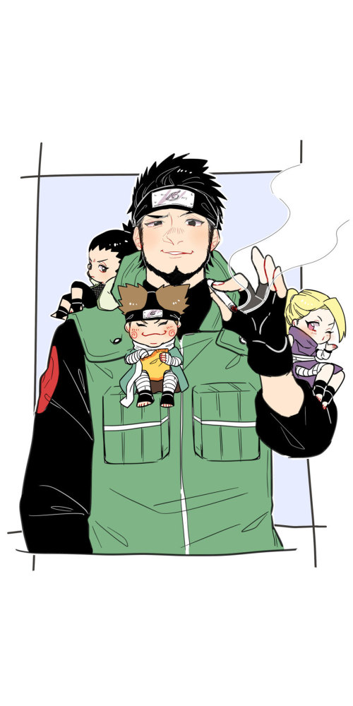 火影忍者壁纸 卡卡西第七班手机壁纸 你们还太嫩了 腾讯新闻