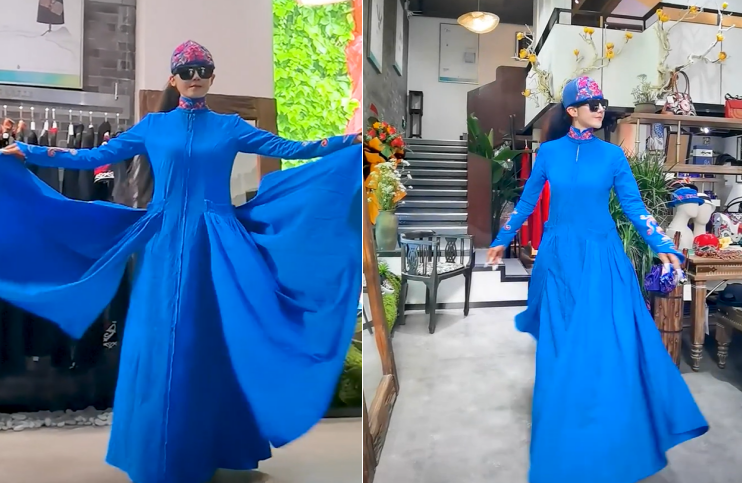 62岁杨丽萍逛私人服装店一条裙子价格上千屋子角落摆满艺术品