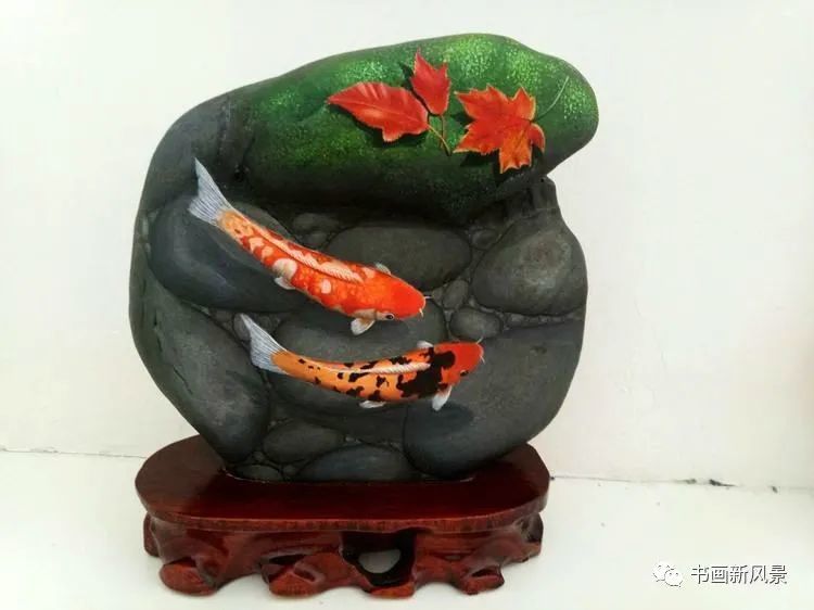 这组石头画漂亮至极