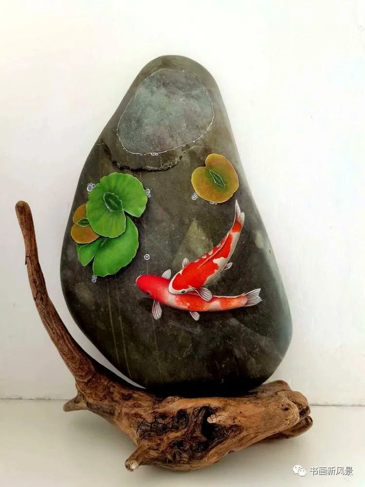 这组石头画漂亮至极