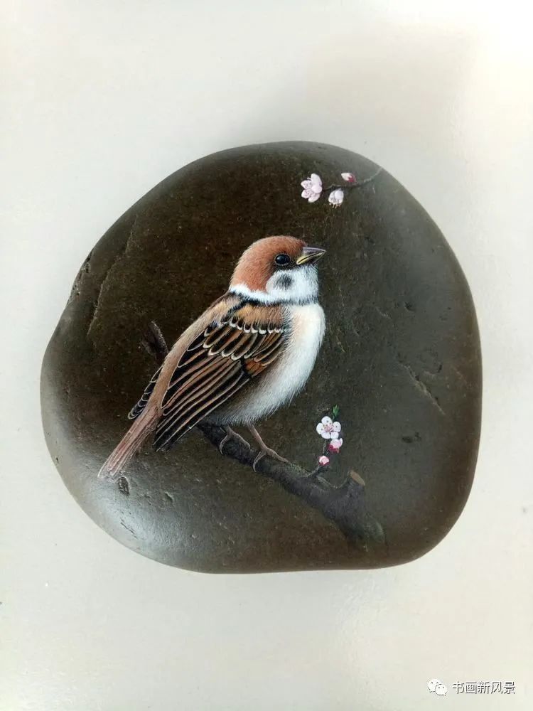 这组石头画,漂亮至极!_腾讯新闻