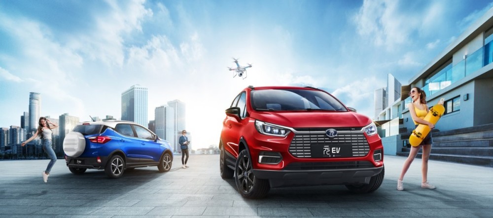 比亚迪元ev,10.58万起售