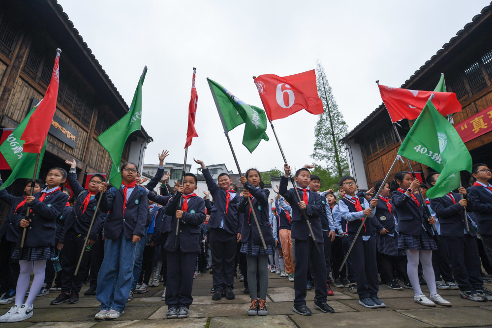 (社会)浙江义乌开启青少年"红色研学"之旅