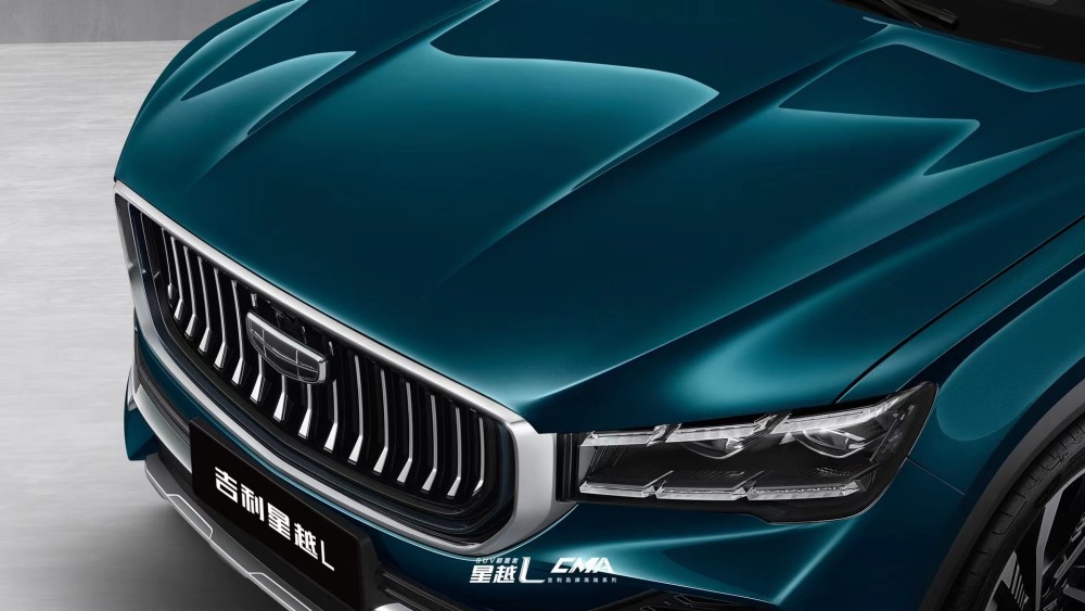 视觉效果相当独特,吉利星越l翠羽蓝配色版官图发布_腾讯新闻