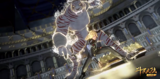 斗罗大陆赵无极的大力金刚熊长翅膀武魂附体虚化所致