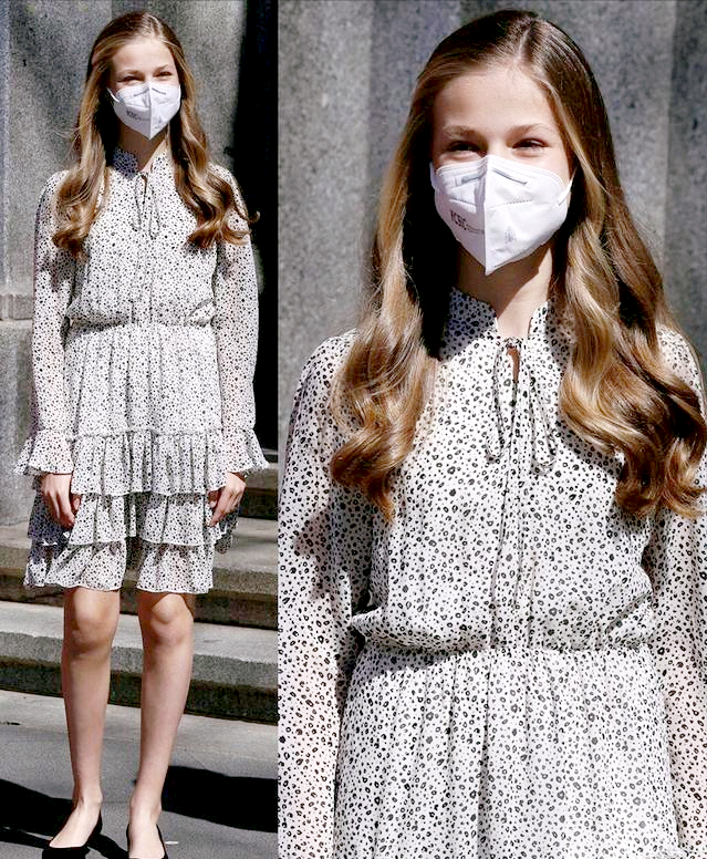 真正的贵族穿衣都简约看西班牙公主莱昂诺尔就知道大气又高级