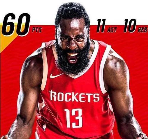 60＋三双有多难？在NBA75年的历史中，仅有一人做到