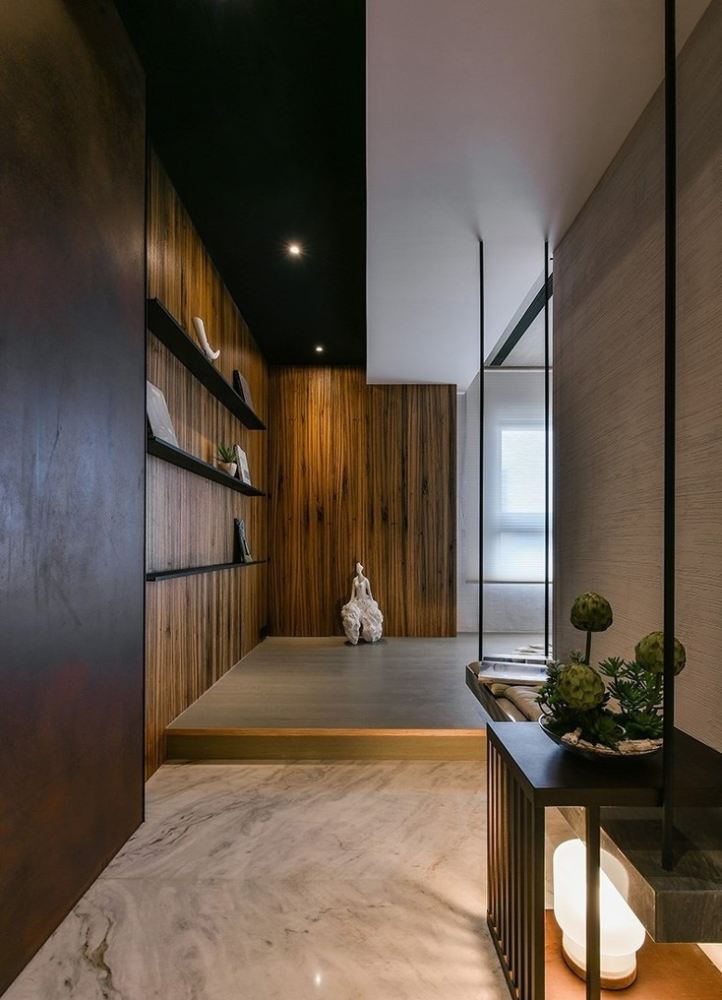 你永远想不到,邻居家85㎡客厅装地台,有多精彩