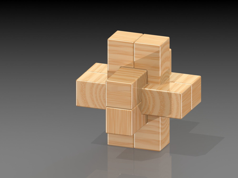 伟大的鲁班锁在小螺丝面前就是个渣